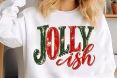 Jolly Ish Retro Christmas PNG Product Image 5