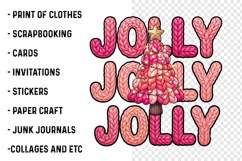 Jolly Png, Christmas Png, Latch Hook Yarn, Holiday Png Product Image 3