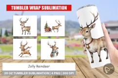 Tumbler Jolly Reindeer Product Image 1