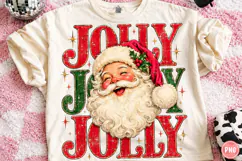 Jolly Santa Christmas PNG Product Image 1