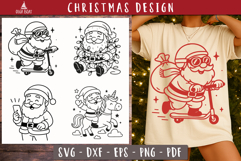 Jolly Santa SVG Funny Christmas cheer designs