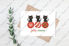 Jolly Season Cat Sublimation Product Image 3
