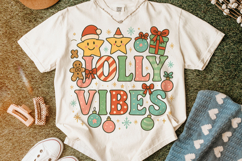Christmas Jolly Vibes PNG, Merry Christmas PNG, Holiday PNG Product Image 1