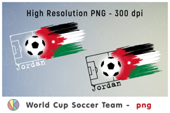 Jordan National Soccer Team Flag. World Cup 2026 Product Image 1