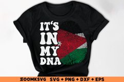 It's in my DNA Jordan Flag Fingerprint Sublimation PNG, SVG Product Image 2