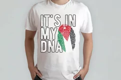 It's in my DNA Jordan Flag Fingerprint PNG Sublimation Product Image 2