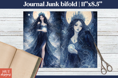 Dark Fantasy Journal Bifold Halloween ephemera Product Image 1