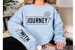 Journey Sleeve SVG Design, Encouragement SVG Product Image 1