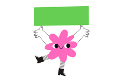 Playful Geometric Hand-Drawn Characters Product Image 3