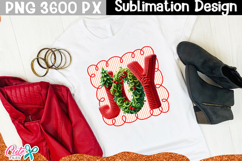 Christmas Crochet Sublimation | Cute Amigurumi Holiday Product Image 2