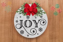 Joy SVG, Christmas Door SVG Design Product Image 2