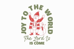 Joy To The World The Lord Is Come T-shirt Design Product Image 1