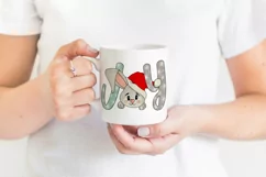 Joy Sublimation | Joy to the World | Santa Hat PNG | Bunny Product Image 2