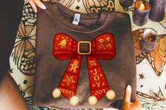 Christmas Coquette Bow PNG, Merry Christmas PNG, Holiday PNG Product Image 2