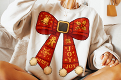 Christmas Coquette Bow PNG, Merry Christmas PNG, Holiday PNG Product Image 4