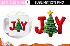 Crochet Christmas Sublimation Design