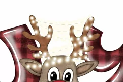 Reindeer Baby | Merry Christmas Joy | Red Buffalo Plaid Product Image 6