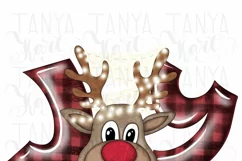 Reindeer Baby | Merry Christmas Joy | Red Buffalo Plaid Product Image 7