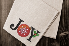 Joy Embroidery Design - Christmas Pattern Product Image 4