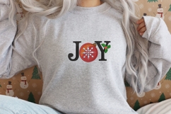Joy Embroidery Design - Christmas Pattern Product Image 3