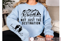 Joy in the journey not just the destination Sleeve SVG Product Image 1