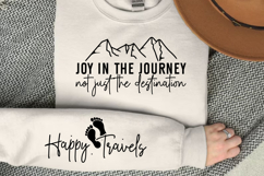 Joy in the journey not just the destination Sleeve SVG Product Image 2