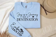 Joy Is A Journey Not Sleeve SVG, Christian SVG Design Product Image 2