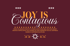 Joy is Contagious Urban Typography T-shirt Design Product Image 1