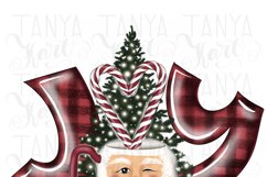 Santa Claus Png | Joy Gnome | Merry Xmas Sublimation Design Product Image 6