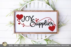 joy cut file quote being used on a sign