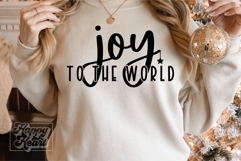Joy To The World SVG - Christmas Holiday Shirt Sign PNG Product Image 3