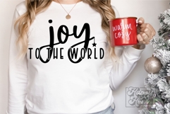 Joy To The World SVG - Christmas Holiday Shirt Sign PNG Product Image 4