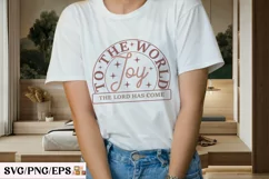 Christmas Christian SVG PNG T-shirt Design Product Image 3