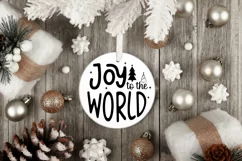 Joy to the world SVG, Festive Holiday SVG, Christmas SVG Product Image 3