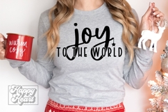 Joy To The World SVG - Christmas Holiday Shirt Sign PNG Product Image 2
