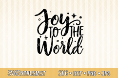 Joy to the world SVG cut file Product Image 2