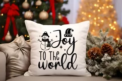 Joy to the world SVG, Festive Holiday SVG, Christmas SVG Product Image 3