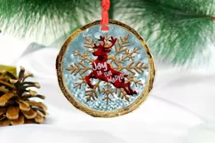 Joy to the World Christmas Ornament Sublimation I Holiday