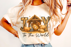 Joy To The World PNG, Merry Christmas PNG, Christian PNG Product Image 2