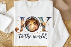 Joy to the World PNG,Coquette Jesus Christmas Png,Baby Jesus Product Image 5
