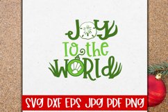 Joy to the World Christmas SVG Cut file Product Image 1