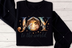 Joy to the World PNG,Coquette Jesus Christmas Png,Baby Jesus Product Image 6