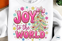 Brushstroke Joy To The World Png Product Image 1