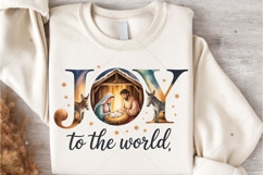 Joy to the World PNG,Coquette Jesus Christmas Png,Baby Jesus Product Image 7