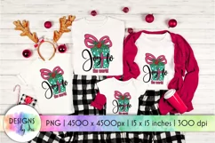 Joy to the World Christmas Sublimation | Christmas Gift Box Product Image 1