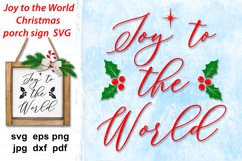 Christmas sign svg bundle, farmhouse round porch sign Joy to the World with holly berries. Listing includes Christmas quote in black, layered colorful options. Xmas SVG design. Cutting files good for round door signs (size 12’’x12’’), print on pillows.