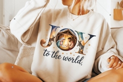 Joy to the World PNG,Coquette Jesus Christmas Png,Baby Jesus Product Image 8