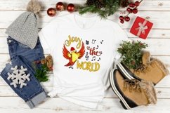 Joy To The World Sublimation | Christmas Sublimation | Bird Product Image 2