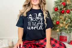 Joy to the world SVG, Festive Holiday SVG, Christmas SVG Product Image 2