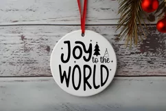 Joy to the world SVG, Festive Holiday SVG, Christmas SVG Product Image 2